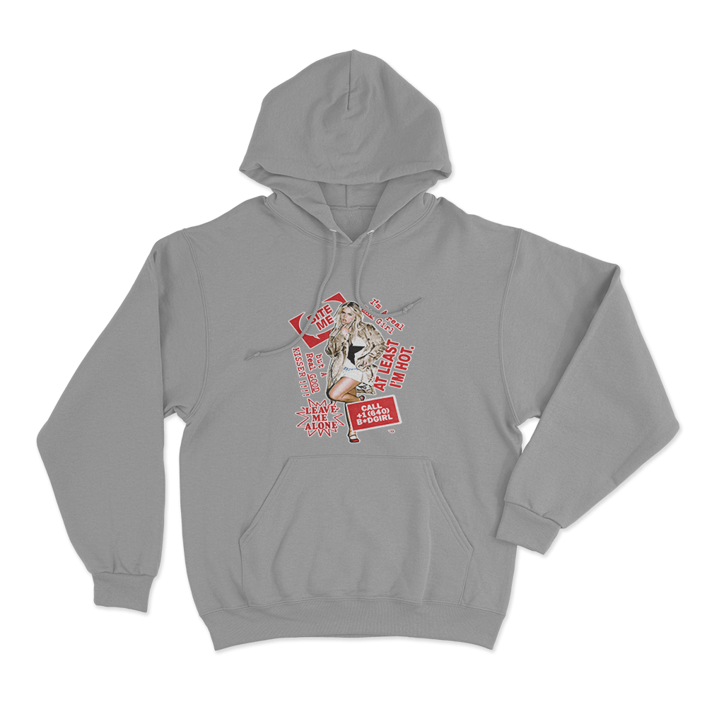 Bad Girl Collage Hoodie Grey Bad Girl Collage Hoodie Grey 2