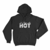 Hot Text Hoodie Black 1
