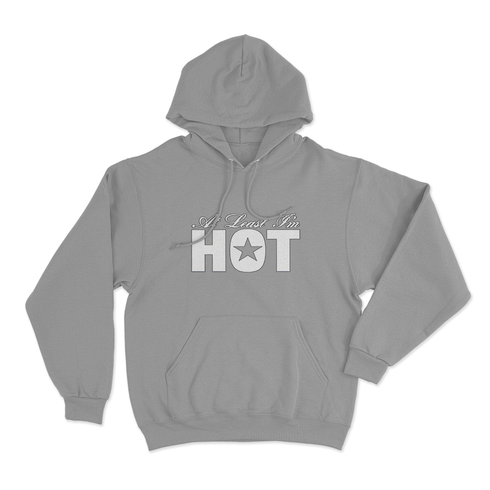Hot Text Hoodie Grey Hot Text Hoodie Grey 1