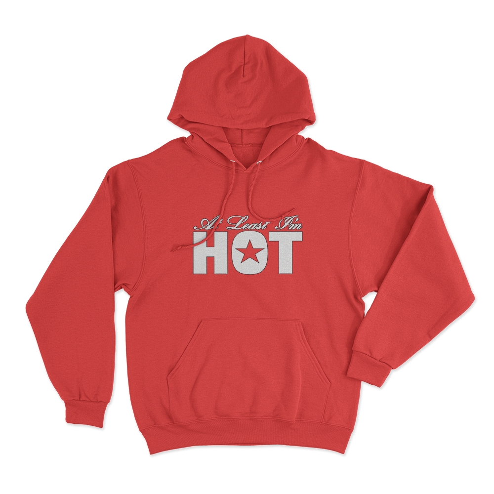 Hot Text Hoodie Red Hot Text Hoodie Red 1