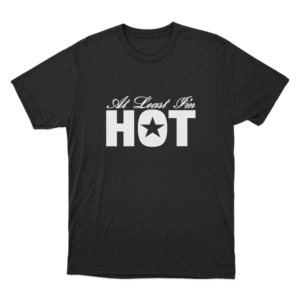 Hot Text T Shirt Black