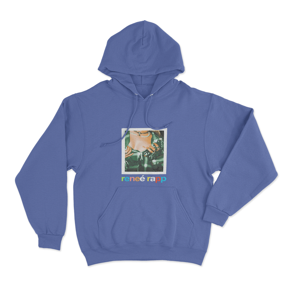 Polaroid Portrait Hoodie Blue Polaroid Portrait Hoodie Blue 1