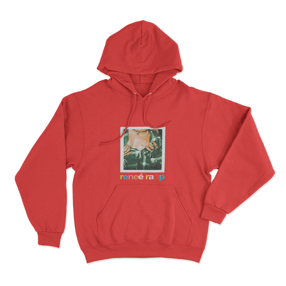 Polaroid Portrait Hoodie Red Polaroid Portrait Hoodie Red 1