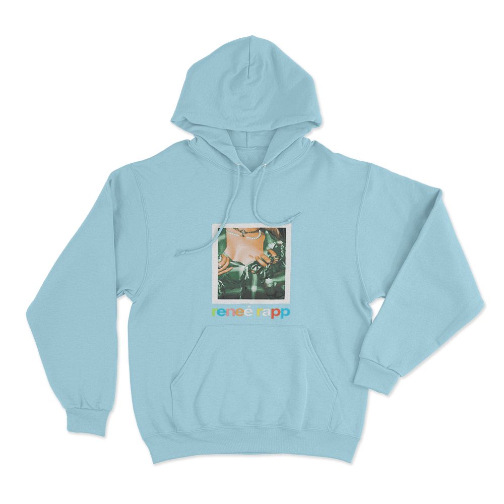 Polaroid Portrait Hoodie Sky Blue Polaroid Portrait Hoodie Sky Blue 1