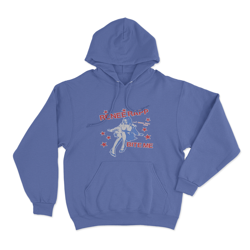 Star Girl Graphic Hoodie Blue Star Girl Graphic Hoodie Blue