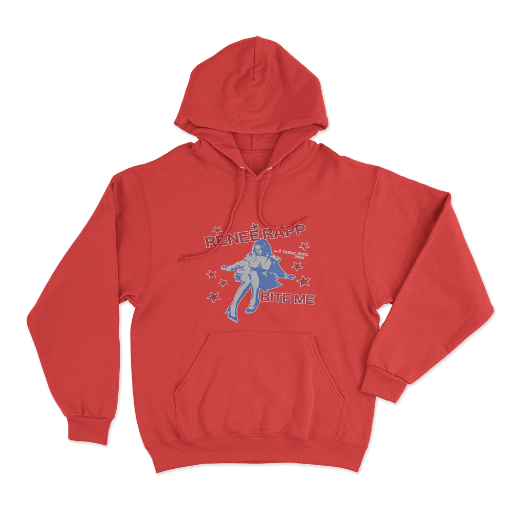 Star Girl Graphic Hoodie Red Star Girl Graphic Hoodie Red