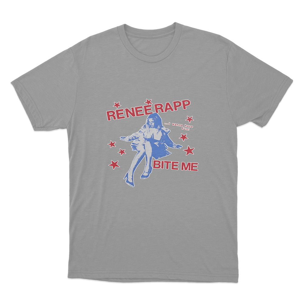 Star Girl Graphic T Shirt Grey Star Girl Graphic T Shirt Grey